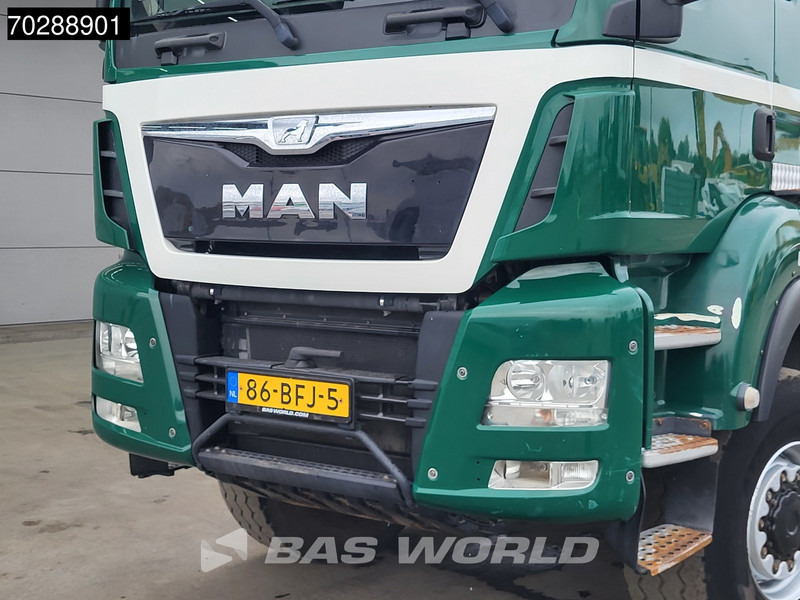 Kravas automašīna pašizgāzējs, Kravas auto ar manipulatoru MAN TGS 33.440 TGS 6X6 NL-Truck 12m3 Jansen Tipper HMF 1643 Crane Steering-Axle Big-Axle Automatic Euro 6: foto 20