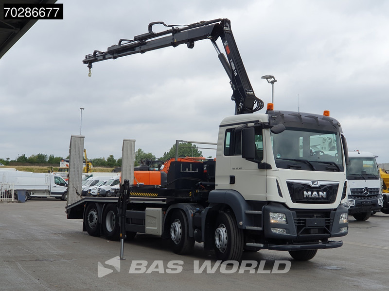 MAN TGS 35.360 8X2 HIAB X-Hiduo 158 BS-3 Crane Lift+lenkasche Machine transporter Euro 6 - Autovedējs, Kravas auto ar manipulatoru: foto 3 MAN TGS 35.360 8X2 HIAB X-Hiduo 158 BS-3 Crane Lift+lenkasche Machine transporter Euro 6 - Autovedējs, Kravas auto ar manipulatoru: foto 3