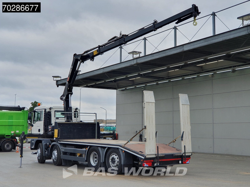 MAN TGS 35.360 8X2 HIAB X-Hiduo 158 BS-3 Crane Lift+lenkasche Machine transporter Euro 6 - Autovedējs, Kravas auto ar manipulatoru: foto 2 MAN TGS 35.360 8X2 HIAB X-Hiduo 158 BS-3 Crane Lift+lenkasche Machine transporter Euro 6 - Autovedējs, Kravas auto ar manipulatoru: foto 2