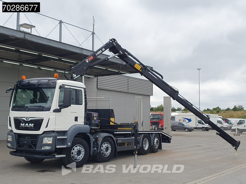 MAN TGS 35.360 8X2 HIAB X-Hiduo 158 BS-3 Crane Lift+lenkasche Machine transporter Euro 6 - Autovedējs, Kravas auto ar manipulatoru: foto 5 MAN TGS 35.360 8X2 HIAB X-Hiduo 158 BS-3 Crane Lift+lenkasche Machine transporter Euro 6 - Autovedējs, Kravas auto ar manipulatoru: foto 5