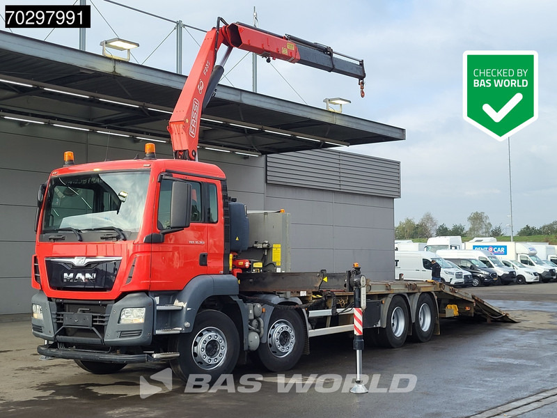 MAN TGS 35.360 TGS 8X2 Fassi F235A.0.22 Crane Kran Winch Hydraulic ramp Lift-Axle Navi Euro 6 - Bortu kravas automašīna/ Platforma, Kravas auto ar manipulatoru: foto 1 MAN TGS 35.360 TGS 8X2 Fassi F235A.0.22 Crane Kran Winch Hydraulic ramp Lift-Axle Navi Euro 6 - Bortu kravas automašīna/ Platforma, Kravas auto ar manipulatoru: foto 1
