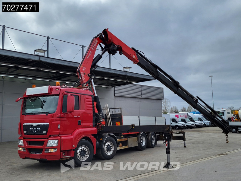 MAN TGS 35.480 8X4 Fassi F800BXP.28 Kran Crane Hydrodrive Lift-Lenkachse Euro 4 - Bortu kravas automašīna/ Platforma, Kravas auto ar manipulatoru: foto 3 MAN TGS 35.480 8X4 Fassi F800BXP.28 Kran Crane Hydrodrive Lift-Lenkachse Euro 4 - Bortu kravas automašīna/ Platforma, Kravas auto ar manipulatoru: foto 3