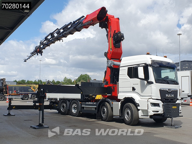 MAN TGS 35.520 8X4 Palfinger PK135.002 TEC 7 Kran Crane Hydrodrive Lift+steering axle Navi LED Euro 6 - Bortu kravas automašīna/ Platforma, Kravas auto ar manipulatoru: foto 3 MAN TGS 35.520 8X4 Palfinger PK135.002 TEC 7 Kran Crane Hydrodrive Lift+steering axle Navi LED Euro 6 - Bortu kravas automašīna/ Platforma, Kravas auto ar manipulatoru: foto 3