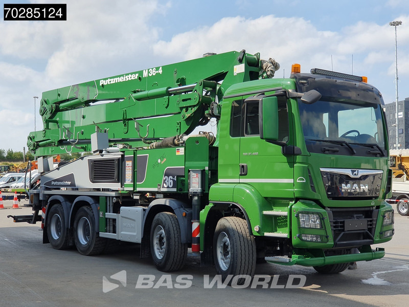 MAN TGS 37.460 8X4 Putzmeister M36-4 Pump Manual Big-Axle Steelsuspension Navi Euro 6 - Betona sūknis: foto 3 MAN TGS 37.460 8X4 Putzmeister M36-4 Pump Manual Big-Axle Steelsuspension Navi Euro 6 - Betona sūknis: foto 3