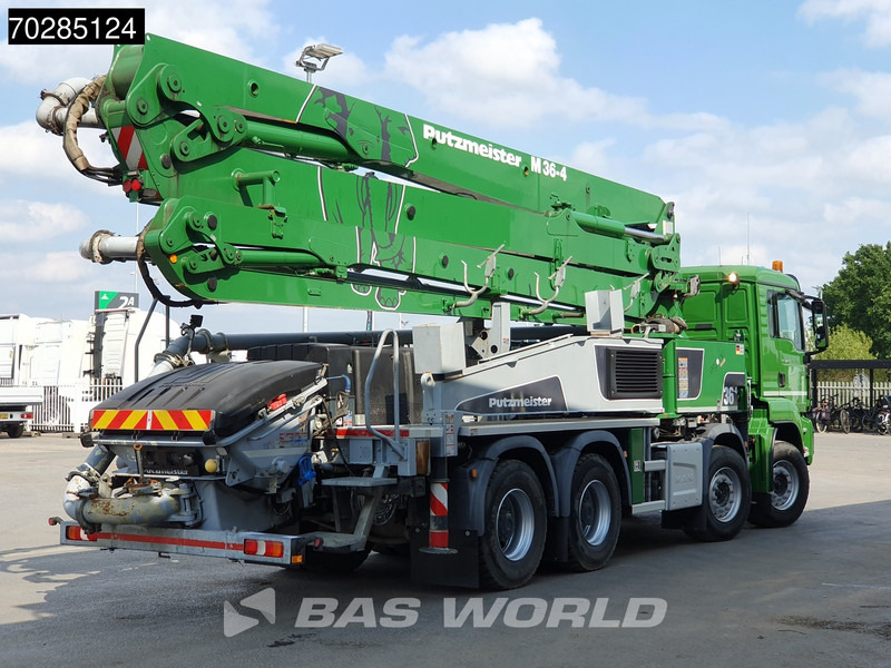 MAN TGS 37.460 8X4 Putzmeister M36-4 Pump Manual Big-Axle Steelsuspension Navi Euro 6 - Betona sūknis: foto 5 MAN TGS 37.460 8X4 Putzmeister M36-4 Pump Manual Big-Axle Steelsuspension Navi Euro 6 - Betona sūknis: foto 5