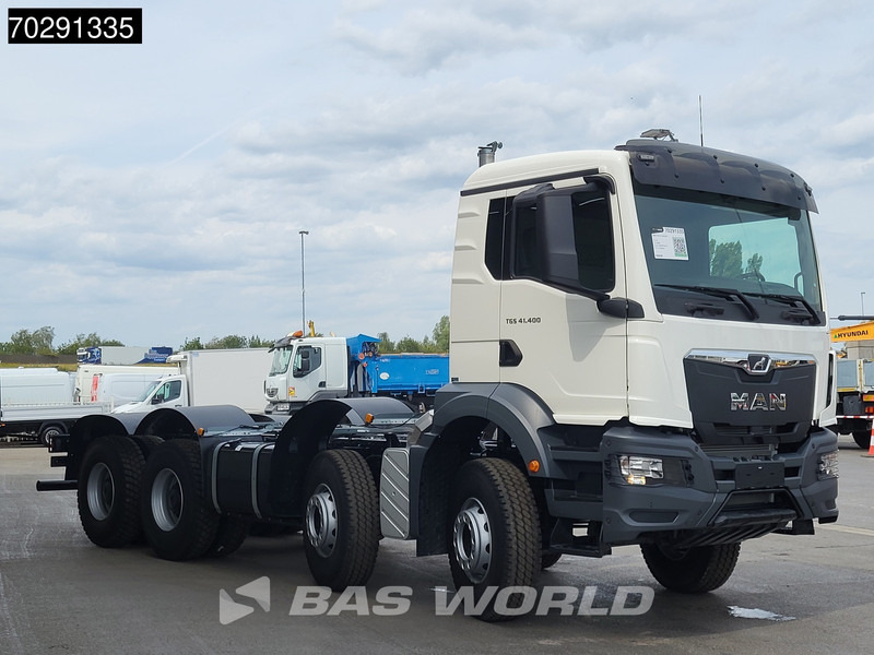 MAN TGS 41.400 8X4 New 8x4 chassis Engine PTO Steelsuspension Big-Axle Manual Euro 2 - Šasija kravas automašīna: foto 3 MAN TGS 41.400 8X4 New 8x4 chassis Engine PTO Steelsuspension Big-Axle Manual Euro 2 - Šasija kravas automašīna: foto 3