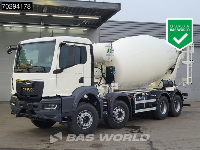 MAN TGS 41.440 8X4 NEW! 12m3 Stetter concrete mixer Big-Axle Steelsuspension Euro 6 - Betonvedējs: foto 1 MAN TGS 41.440 8X4 NEW! 12m3 Stetter concrete mixer Big-Axle Steelsuspension Euro 6 - Betonvedējs: foto 1