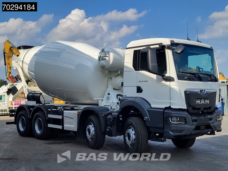 MAN TGS 41.440 8X4 New! 12m3 Stetter Mixer Big-Axle Steelsuspension Automatic Euro 6 - Betonvedējs: foto 3 MAN TGS 41.440 8X4 New! 12m3 Stetter Mixer Big-Axle Steelsuspension Automatic Euro 6 - Betonvedējs: foto 3