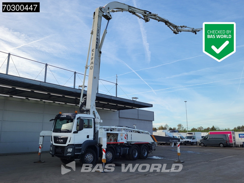 MAN TGS 41.460 8X4 CIFA K40C-PU1607 Pump 935hours! Big-Axle Steelsuspension Euro 6 - Betona sūknis: foto 1 MAN TGS 41.460 8X4 CIFA K40C-PU1607 Pump 935hours! Big-Axle Steelsuspension Euro 6 - Betona sūknis: foto 1