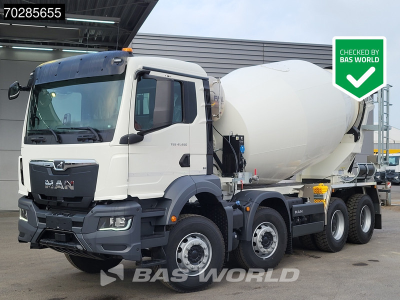 MAN TGS 41.480 8X4 NEW! 12m3 Mixer Retarder Steelsuspension Big-Axle Euro 6 - Betonvedējs: foto 1 MAN TGS 41.480 8X4 NEW! 12m3 Mixer Retarder Steelsuspension Big-Axle Euro 6 - Betonvedējs: foto 1