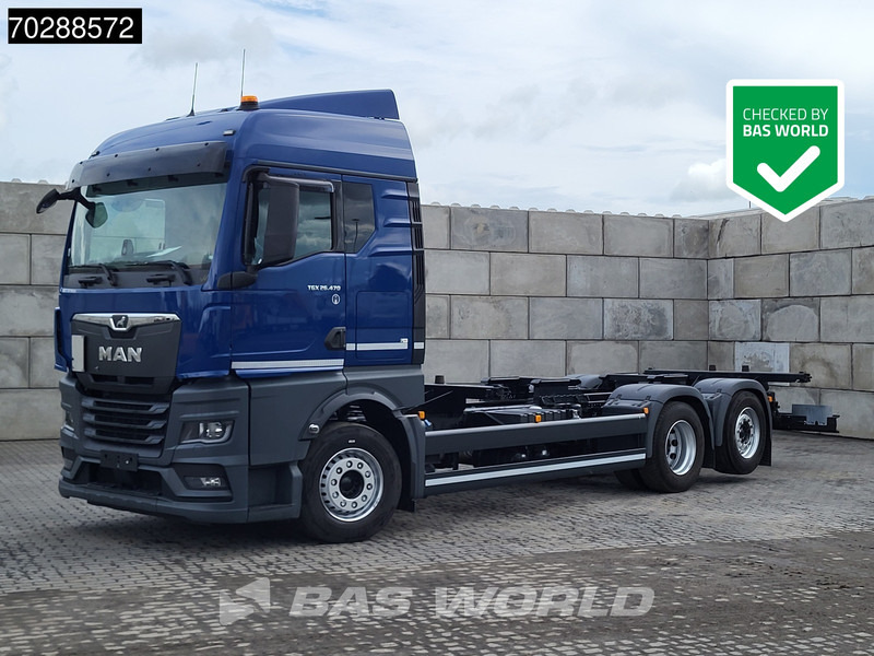MAN TGX 26.470 6X2 BDF Retarder Lift+Steering-Axle ACC Euro 6 - Konteineru vedējs/ Kravas automašīna ar noņemamā virsbūve: foto 1 MAN TGX 26.470 6X2 BDF Retarder Lift+Steering-Axle ACC Euro 6 - Konteineru vedējs/ Kravas automašīna ar noņemamā virsbūve: foto 1