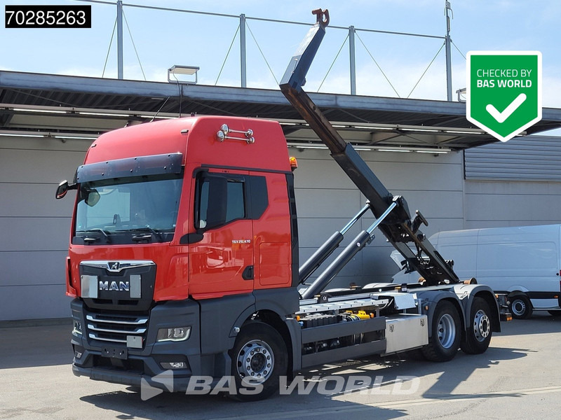 MAN TGX 26.470 TGX 6X2 21 Tonnes VDL hooklift Retarder Lift+Lenkachse ACC Navi Euro 6 - Pacēlājs ar āķi: foto 1 MAN TGX 26.470 TGX 6X2 21 Tonnes VDL hooklift Retarder Lift+Lenkachse ACC Navi Euro 6 - Pacēlājs ar āķi: foto 1