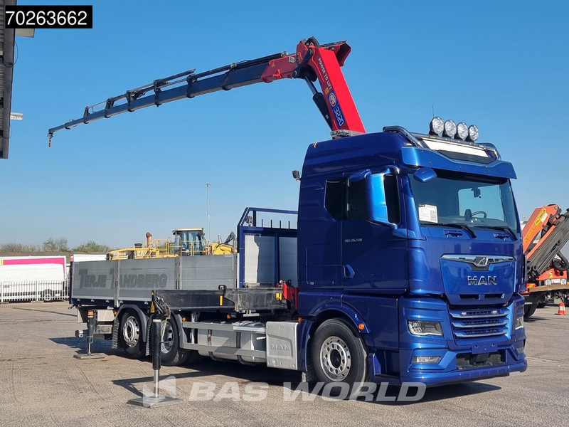 MAN TGX 26.510 6X2 HMF 3220K-RCS Kran Crane Retarder Standklima Euro 6 - Bortu kravas automašīna/ Platforma, Kravas auto ar manipulatoru: foto 3 MAN TGX 26.510 6X2 HMF 3220K-RCS Kran Crane Retarder Standklima Euro 6 - Bortu kravas automašīna/ Platforma, Kravas auto ar manipulatoru: foto 3