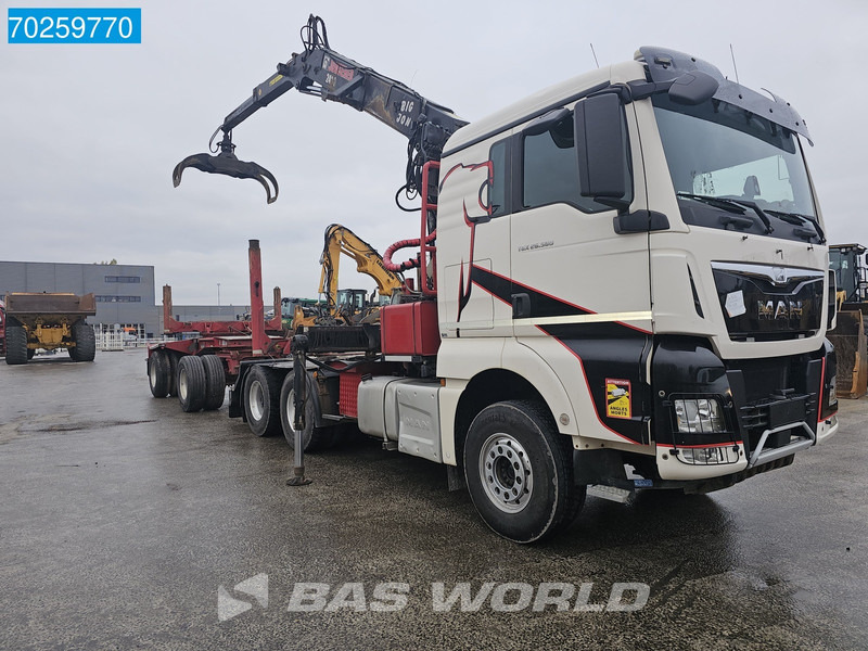 MAN TGX 26.580 6X4 Jonsered 2490 HolzKran Retarder Hiab Crane Big-Axle Euro 6 - Kokvedējs, Kravas auto ar manipulatoru: foto 3 MAN TGX 26.580 6X4 Jonsered 2490 HolzKran Retarder Hiab Crane Big-Axle Euro 6 - Kokvedējs, Kravas auto ar manipulatoru: foto 3