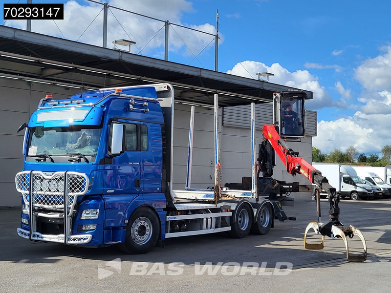 MAN TGX 33.580 TGX 6X4 Palfinger Epsilon Wood crane Holztransport Retarder Navi Xenon Euro 6 - Kokvedējs, Kravas auto ar manipulatoru: foto 5 MAN TGX 33.580 TGX 6X4 Palfinger Epsilon Wood crane Holztransport Retarder Navi Xenon Euro 6 - Kokvedējs, Kravas auto ar manipulatoru: foto 5