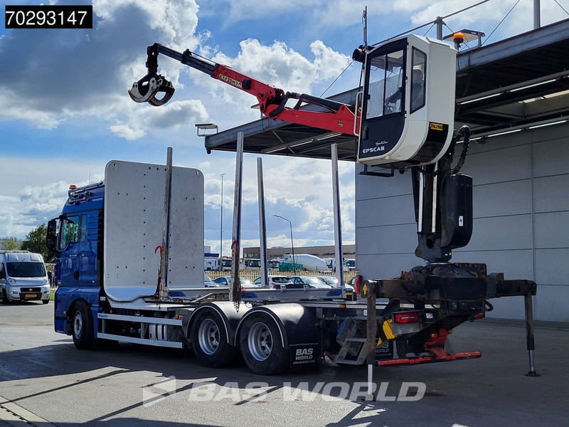 MAN TGX 33.580 TGX 6X4 Palfinger Epsilon Wood crane Holztransport Retarder Navi Xenon Euro 6 - Kokvedējs, Kravas auto ar manipulatoru: foto 2 MAN TGX 33.580 TGX 6X4 Palfinger Epsilon Wood crane Holztransport Retarder Navi Xenon Euro 6 - Kokvedējs, Kravas auto ar manipulatoru: foto 2