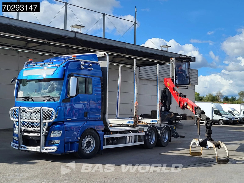 MAN TGX 33.580 TGX 6X4 Palfinger Epsilon Wood crane Holztransport Retarder Navi Xenon Euro 6 - Kokvedējs, Kravas auto ar manipulatoru: foto 5 MAN TGX 33.580 TGX 6X4 Palfinger Epsilon Wood crane Holztransport Retarder Navi Xenon Euro 6 - Kokvedējs, Kravas auto ar manipulatoru: foto 5