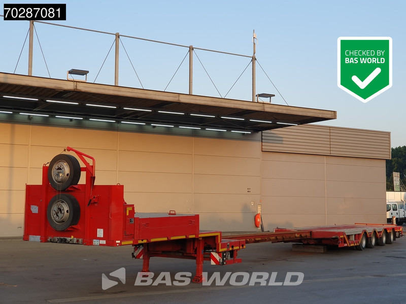 MEUSBURGER MTS-4 4 axles Extendable 7M 1xLift+2xLenkachse - Puspiekabe zema profila platforma: foto 1 MEUSBURGER MTS-4 4 axles Extendable 7M 1xLift+2xLenkachse - Puspiekabe zema profila platforma: foto 1