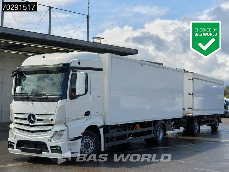 Mercedes-Benz Actros 1843 4X2 Combi Ladebordwand Retarder Automatic PPC Navi ACC Euro 6 - Kravas automašīna ar slēgto virsbūvi: foto 1 Mercedes-Benz Actros 1843 4X2 Combi Ladebordwand Retarder Automatic PPC Navi ACC Euro 6 - Kravas automašīna ar slēgto virsbūvi: foto 1