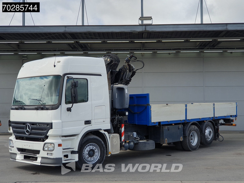 Mercedes-Benz Actros 2532 6X2 Fassi F330D3 Crane Kran Lift+steering Axle 3-Pedals Euro 3 - Bortu kravas automašīna/ Platforma, Kravas auto ar manipulatoru: foto 1 Mercedes-Benz Actros 2532 6X2 Fassi F330D3 Crane Kran Lift+steering Axle 3-Pedals Euro 3 - Bortu kravas automašīna/ Platforma, Kravas auto ar manipulatoru: foto 1