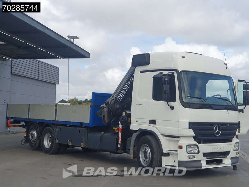 Mercedes-Benz Actros 2532 6X2 Fassi F330D3 Crane Kran Lift+steering Axle 3-Pedals Euro 3 - Bortu kravas automašīna/ Platforma, Kravas auto ar manipulatoru: foto 2 Mercedes-Benz Actros 2532 6X2 Fassi F330D3 Crane Kran Lift+steering Axle 3-Pedals Euro 3 - Bortu kravas automašīna/ Platforma, Kravas auto ar manipulatoru: foto 2