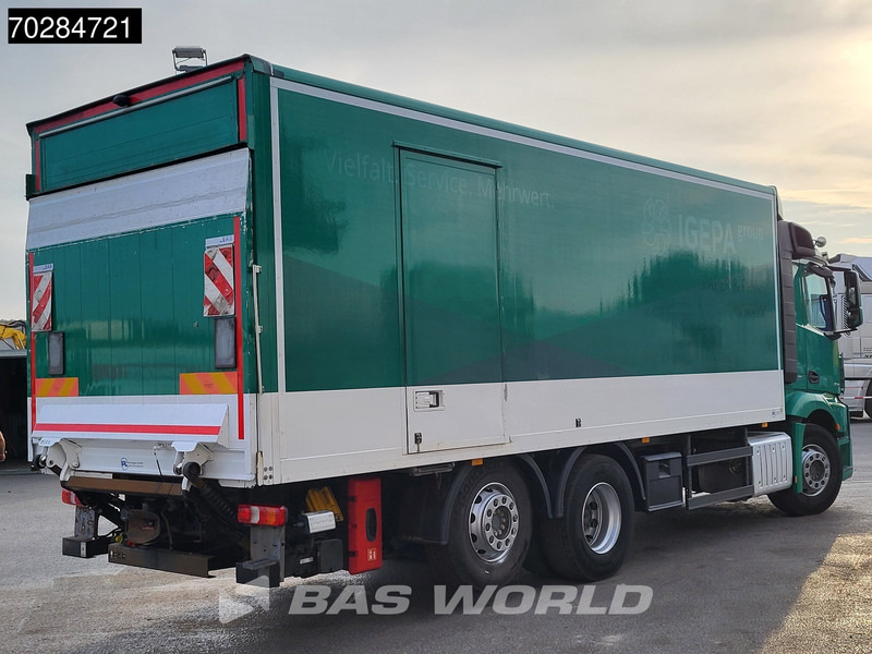 Kravas automašīna ar slēgto virsbūvi Mercedes-Benz Actros 2545 6X2 1500kg Ladebordwand Retarder Automatic Liftachse ACC Euro 6: foto 6