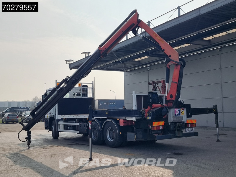 Bortu kravas automašīna/ Platforma, Kravas auto ar manipulatoru Mercedes-Benz Actros 2641 6X4 Palfinger PK18002-EH Remote Full Steel Euro 5: foto 6