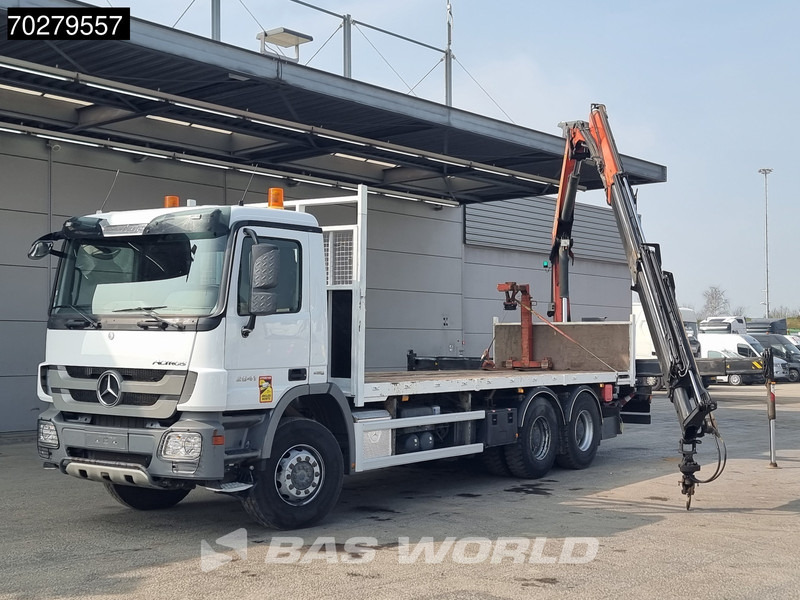 Mercedes-Benz Actros 2641 6X4 Palfinger PK18002-EH Remote Full Steel Euro 5 - Bortu kravas automašīna/ Platforma, Kravas auto ar manipulatoru: foto 5 Mercedes-Benz Actros 2641 6X4 Palfinger PK18002-EH Remote Full Steel Euro 5 - Bortu kravas automašīna/ Platforma, Kravas auto ar manipulatoru: foto 5