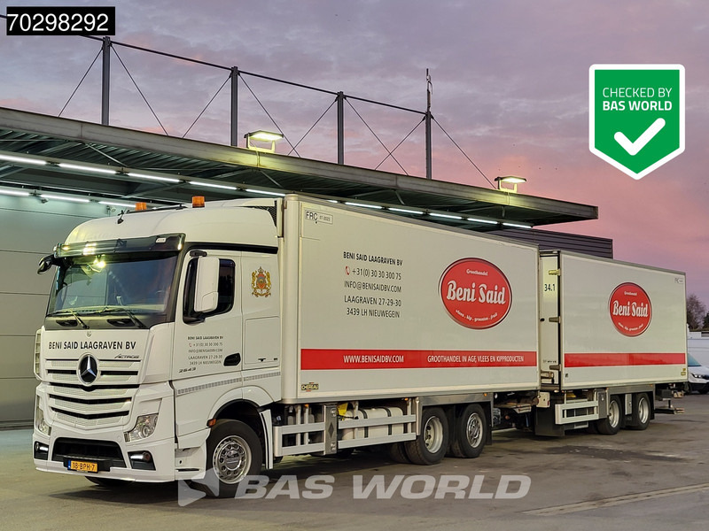 Mercedes-Benz Actros 2643 6X2 NL-Combi Frigoblock FB-FIL2 2tons Ladebordwand Retarder Automatic Xenon - Kravas automašīna refrižerators: foto 1 Mercedes-Benz Actros 2643 6X2 NL-Combi Frigoblock FB-FIL2 2tons Ladebordwand Retarder Automatic Xenon - Kravas automašīna refrižerators: foto 1