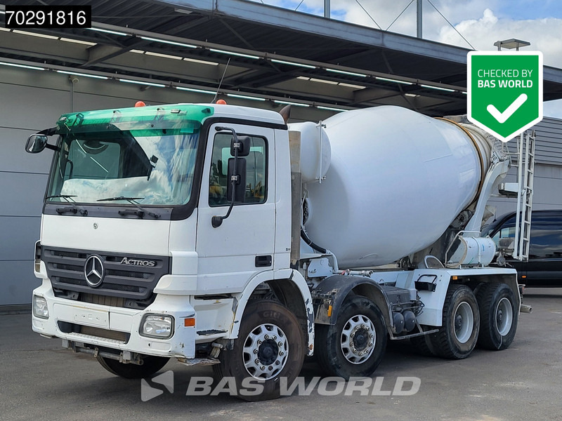 Mercedes-Benz Actros 3236 8X4 9M3 Stetter Mixer Big-Axle 3-Pedals Steelsuspension Euro 3 - Betonvedējs: foto 1 Mercedes-Benz Actros 3236 8X4 9M3 Stetter Mixer Big-Axle 3-Pedals Steelsuspension Euro 3 - Betonvedējs: foto 1