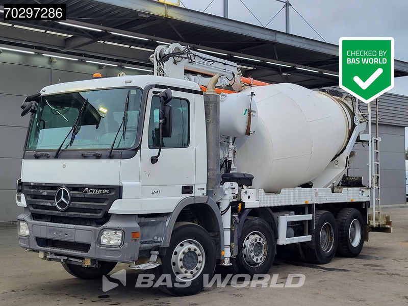Mercedes-Benz Actros 3241 8X4 21meter Pump + 7m3 Stetter Mixer Steelsuspension Big-Axle Manual Euro 5 - Betona sūknis: foto 1 Mercedes-Benz Actros 3241 8X4 21meter Pump + 7m3 Stetter Mixer Steelsuspension Big-Axle Manual Euro 5 - Betona sūknis: foto 1