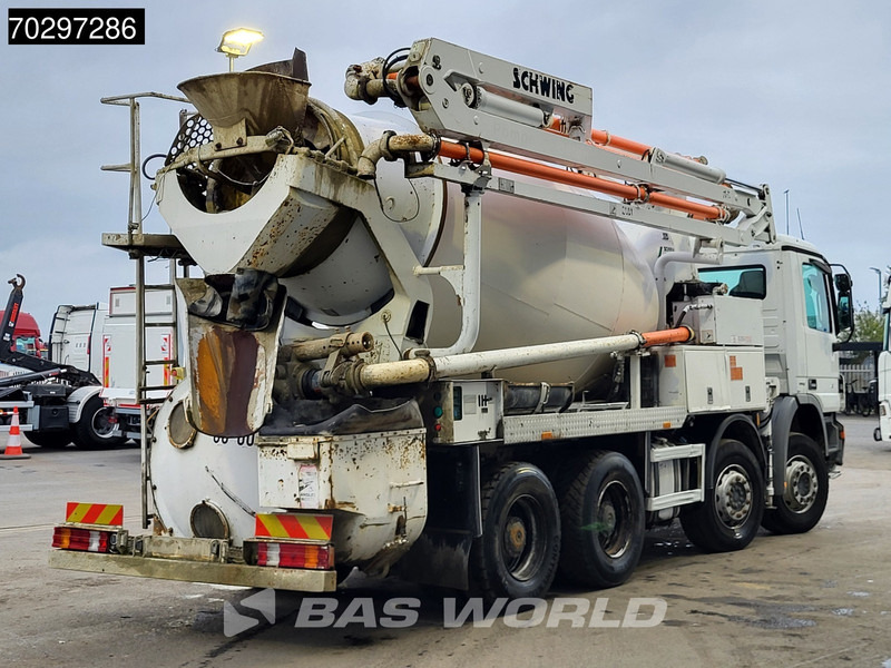 Mercedes-Benz Actros 3241 8X4 21meter Pump + 7m3 Stetter Mixer Steelsuspension Big-Axle Manual Euro 5 - Betona sūknis: foto 5 Mercedes-Benz Actros 3241 8X4 21meter Pump + 7m3 Stetter Mixer Steelsuspension Big-Axle Manual Euro 5 - Betona sūknis: foto 5