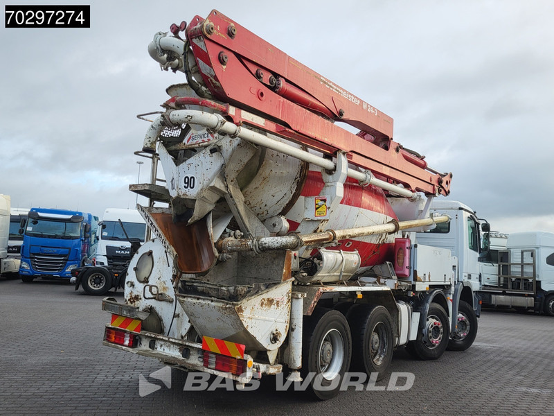 Mercedes-Benz Actros 3241 8X4 Putzmeister M24-3 Pump + 9m3 LIEBHERR Mixer Steelsuspension 3-Pedals Euro 4 - Betona sūknis: foto 5 Mercedes-Benz Actros 3241 8X4 Putzmeister M24-3 Pump + 9m3 LIEBHERR Mixer Steelsuspension 3-Pedals Euro 4 - Betona sūknis: foto 5