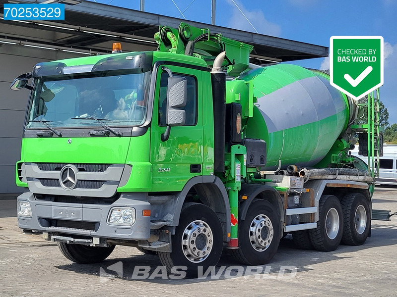 Betona sūknis Mercedes-Benz Actros 3241 8X4 Putzmeister Pumi 21-3.67 Q Big-Axle Steelsuspension Euro 5: foto 1