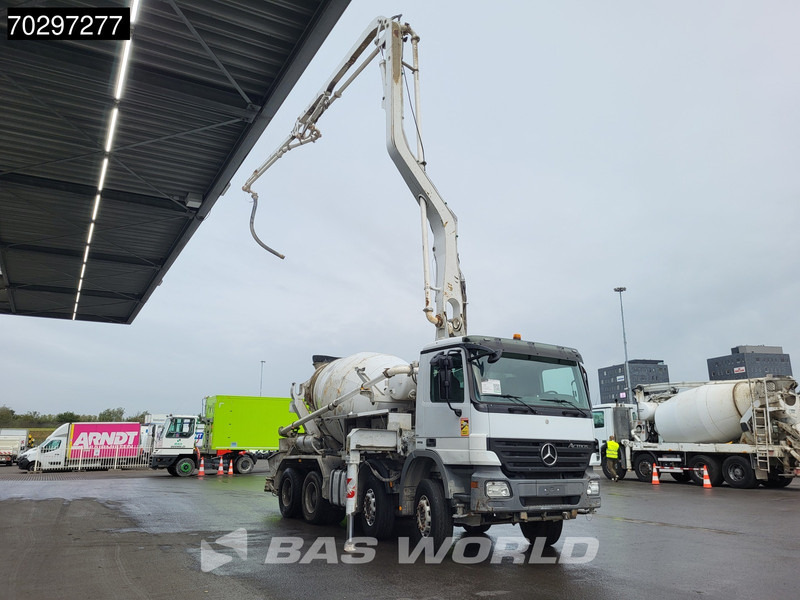 Mercedes-Benz Actros 3241 8X4 Putzmeister TMM 21-3 PUMI 7m3 Liebherr Big-Axle 3-Pedals Euro 4 - Betona sūknis: foto 3 Mercedes-Benz Actros 3241 8X4 Putzmeister TMM 21-3 PUMI 7m3 Liebherr Big-Axle 3-Pedals Euro 4 - Betona sūknis: foto 3