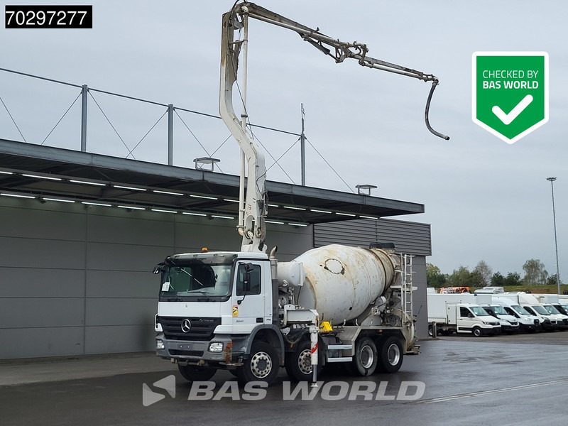 Mercedes-Benz Actros 3241 8X4 Putzmeister TMM 21-3 PUMI 7m3 Liebherr Big-Axle 3-Pedals Euro 4 - Betona sūknis: foto 1 Mercedes-Benz Actros 3241 8X4 Putzmeister TMM 21-3 PUMI 7m3 Liebherr Big-Axle 3-Pedals Euro 4 - Betona sūknis: foto 1