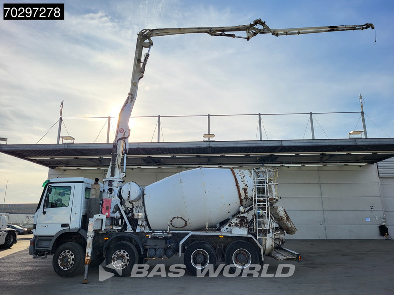 Mercedes-Benz Actros 3241 8X4 Putzmeister TMM 21-G2 PUMI 7m3 Mixer Big-Axle Steelsuspension 3-Pedals Euro 3 - Betona sūknis: foto 2 Mercedes-Benz Actros 3241 8X4 Putzmeister TMM 21-G2 PUMI 7m3 Mixer Big-Axle Steelsuspension 3-Pedals Euro 3 - Betona sūknis: foto 2