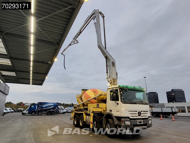 Mercedes-Benz Actros 3244 8X4 Retarder Putzmeister 24 Mtrs Pumi Big-Axle 3-Pedals Euro 4 - Betona sūknis: foto 3 Mercedes-Benz Actros 3244 8X4 Retarder Putzmeister 24 Mtrs Pumi Big-Axle 3-Pedals Euro 4 - Betona sūknis: foto 3