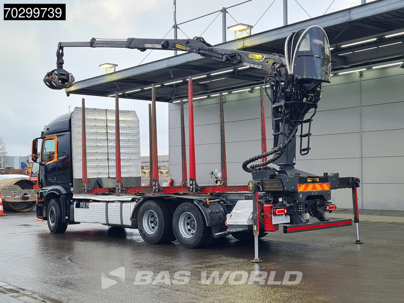 Mercedes-Benz Actros 3353 6X4 Palfinger Epsilon M12Z woodcrane Holztransport Retarder Euro 6 - Kokvedējs, Kravas auto ar manipulatoru: foto 2 Mercedes-Benz Actros 3353 6X4 Palfinger Epsilon M12Z woodcrane Holztransport Retarder Euro 6 - Kokvedējs, Kravas auto ar manipulatoru: foto 2