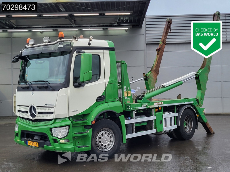 Mercedes-Benz Antos 2135 4X2 NL-Truck APK 14Tons Hyva Lift Skiploader Automatic Euro 6 - Būvgružu konteineru vedējs: foto 1 Mercedes-Benz Antos 2135 4X2 NL-Truck APK 14Tons Hyva Lift Skiploader Automatic Euro 6 - Būvgružu konteineru vedējs: foto 1