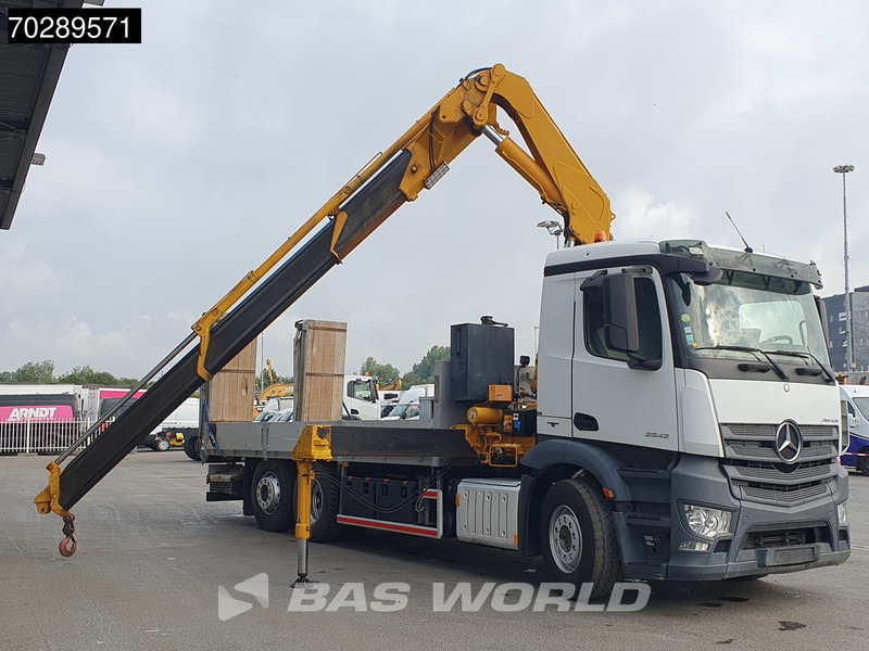 Bortu kravas automašīna/ Platforma, Kravas auto ar manipulatoru Mercedes-Benz Antos 2542 6X2 Fassi F330A023 Crane Kran Hydraulic ramps Retarder Lift+steering Euro 6: foto 6