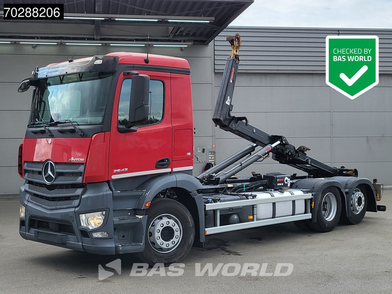 Mercedes-Benz Antos 2643 6X2 20tons HIAB 0PT20S59 Retarder Lift Axle Automatic ACC Euro 6 - Pacēlājs ar āķi: foto 1 Mercedes-Benz Antos 2643 6X2 20tons HIAB 0PT20S59 Retarder Lift Axle Automatic ACC Euro 6 - Pacēlājs ar āķi: foto 1