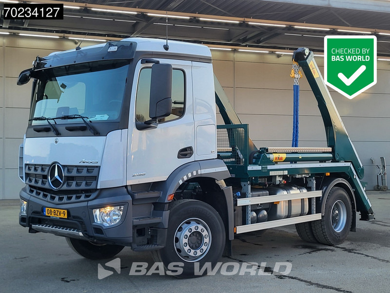 Mercedes-Benz Arocs 2136 4X2 NL-Truck 12Tons HyvaLift Automatic Steelsuspension Euro 6 - Būvgružu konteineru vedējs: foto 1 Mercedes-Benz Arocs 2136 4X2 NL-Truck 12Tons HyvaLift Automatic Steelsuspension Euro 6 - Būvgružu konteineru vedējs: foto 1