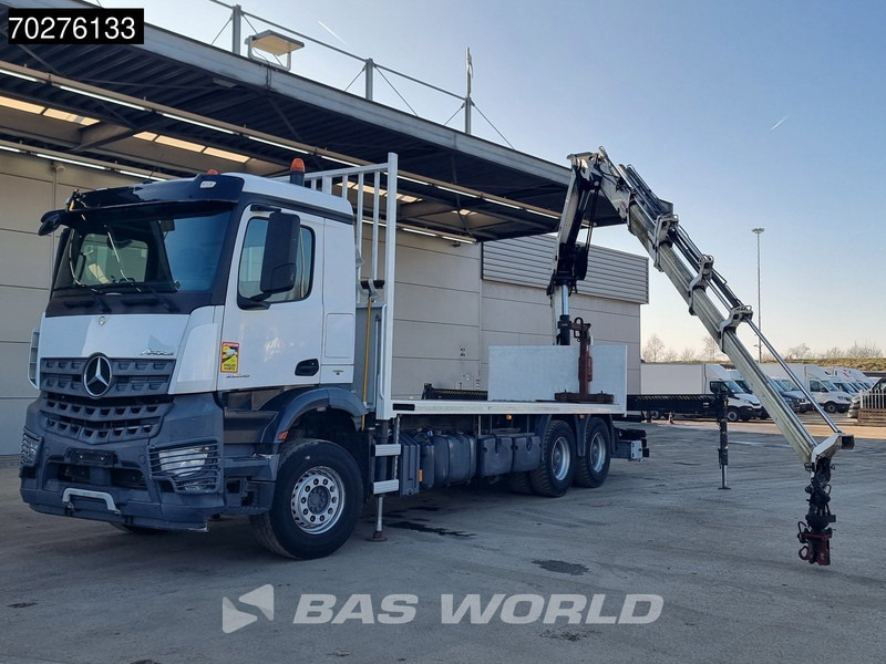 Mercedes-Benz Arocs 2636 6X4 HIAB X-HIDUO 188 ES-S Crane Kran Big axle Euro 6 - Bortu kravas automašīna/ Platforma, Kravas auto ar manipulatoru: foto 5 Mercedes-Benz Arocs 2636 6X4 HIAB X-HIDUO 188 ES-S Crane Kran Big axle Euro 6 - Bortu kravas automašīna/ Platforma, Kravas auto ar manipulatoru: foto 5