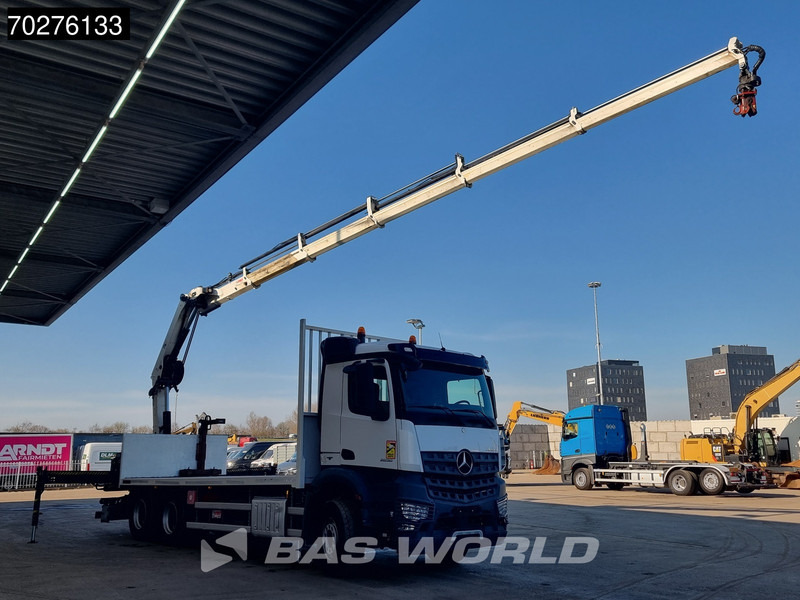 Mercedes-Benz Arocs 2636 6X4 HIAB X-HIDUO 188 ES-S Crane Kran Big axle Euro 6 - Bortu kravas automašīna/ Platforma, Kravas auto ar manipulatoru: foto 3 Mercedes-Benz Arocs 2636 6X4 HIAB X-HIDUO 188 ES-S Crane Kran Big axle Euro 6 - Bortu kravas automašīna/ Platforma, Kravas auto ar manipulatoru: foto 3