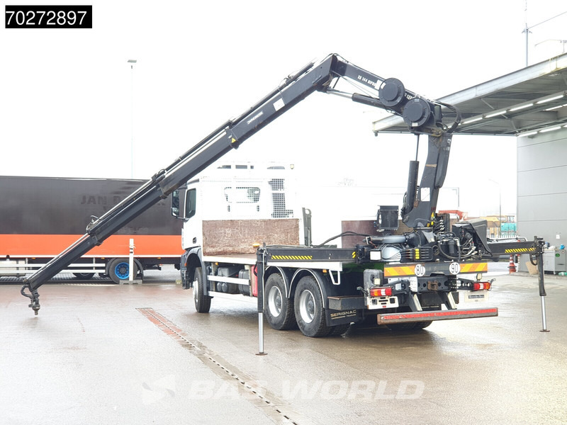 Mercedes-Benz Arocs 2636 6X4 Hiab 144 E-3 Hipro Kran Crane Remote Full Steel Euro 6 - Bortu kravas automašīna/ Platforma, Kravas auto ar manipulatoru: foto 2 Mercedes-Benz Arocs 2636 6X4 Hiab 144 E-3 Hipro Kran Crane Remote Full Steel Euro 6 - Bortu kravas automašīna/ Platforma, Kravas auto ar manipulatoru: foto 2