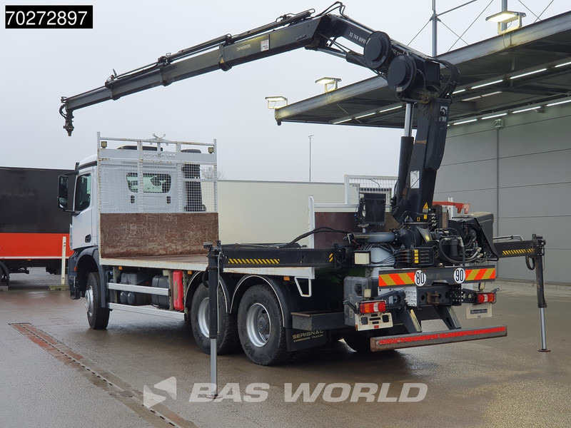 Mercedes-Benz Arocs 2636 6X4 Hiab 144 E-3 Hipro Kran Crane Remote Full Steel Euro 6 - Bortu kravas automašīna/ Platforma, Kravas auto ar manipulatoru: foto 3 Mercedes-Benz Arocs 2636 6X4 Hiab 144 E-3 Hipro Kran Crane Remote Full Steel Euro 6 - Bortu kravas automašīna/ Platforma, Kravas auto ar manipulatoru: foto 3