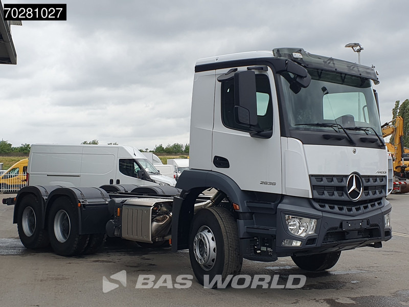 Mercedes-Benz Arocs 2636 6X4 NEW chassis Flywheel PTO Big-Axle Automatic Steelsuspension Euro 6 - Šasija kravas automašīna: foto 3 Mercedes-Benz Arocs 2636 6X4 NEW chassis Flywheel PTO Big-Axle Automatic Steelsuspension Euro 6 - Šasija kravas automašīna: foto 3