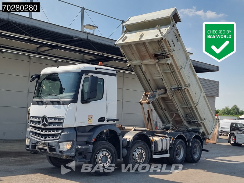 Mercedes-Benz Arocs 3240 8X4 12m3 3-Side Tipper Automatic Euro 6 - Kravas automašīna pašizgāzējs: foto 1 Mercedes-Benz Arocs 3240 8X4 12m3 3-Side Tipper Automatic Euro 6 - Kravas automašīna pašizgāzējs: foto 1