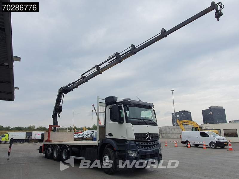 Mercedes-Benz Arocs 3240 8X4 HIAB 211E-6 HIPRO Big-Axle Lift+Steering Navi Euro 6 - Bortu kravas automašīna/ Platforma, Kravas auto ar manipulatoru: foto 3 Mercedes-Benz Arocs 3240 8X4 HIAB 211E-6 HIPRO Big-Axle Lift+Steering Navi Euro 6 - Bortu kravas automašīna/ Platforma, Kravas auto ar manipulatoru: foto 3